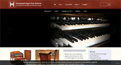 Desktop Screenshot of hammondclub.nl